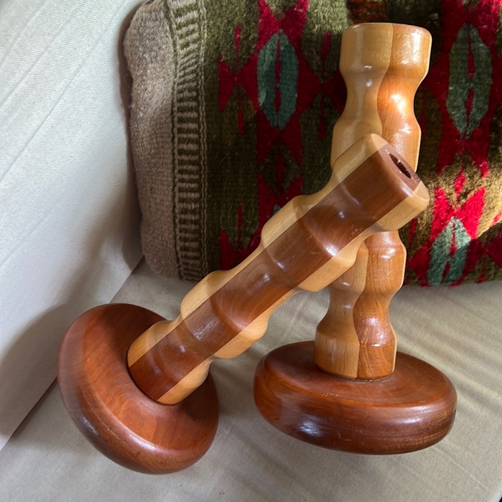 Vintage MCM Candle Holders